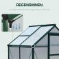 Preview: gewaechshaus-mit-dachfenster-aluminium-treibhaus-190cmx132cmx201cm-gruen-transparent