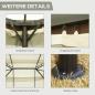 Preview: gartenpavillon-pavillon-gartenzelt-festzelt-partyzelt-mit-4x-seitenwand-wetterfest-aluminium-polyester-cremeweiss-3-9x2-9x2-7m