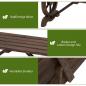 Preview: gartenbank-holz-wetterfest-sitzbank-gartenmoebel-rustikale-bank-natur-98x50x39-5cm