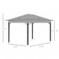 Preview: pavillon-gartenpavillon-4x3m-gartenzelt-festzelt-partyzelt-mit-4x-seitenteile-aluminium-polyester-grau