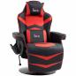 Preview: gaming-chair-mit-massagefunktion-liegefunktion-inkl-fussstuetze-rot-schwarz-79-5x82-5x111-5cm