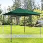 Preview: ersatzdach-fuer-gartenpavillon-8-wasserabflussloecher-einfache-montage-polyester-gruen-2-98x2-95m