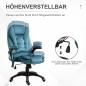 Preview: buerostuhl-massagefunktion-waermefunktion-hoehenverstellbar-ergonomisch-blau-68x72x110-120cm