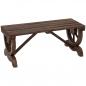 Preview: gartenbank-holz-wetterfest-sitzbank-gartenmoebel-rustikale-bank-natur-98x50x39-5cm