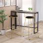 Preview: barhocker-set-kuechenhocker-mit-rueckenlehne-barstuhl-bistrohocker-metall-gold-schwarz-52-5x47x97cm