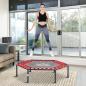 Preview: fitness-trampolin-trampolin-fuer-joga-gartentrampolin-stahl-pp-rot-o105x26hcm