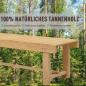 Preview: gartenbank-2-sitzer-sitzbank-gartenmoebel-rustikale-bank-massivholz-natur-110x38x35cm