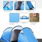 Preview: campingzelt-wurfzelt-fuer-2-3-personen-mit-vorraum-wasserdicht-hellblau-426x206x154cm