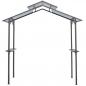 Preview: grillpavillon-mit-flammschutzdach-bbq-pavillon-mit-2-ablagen-stahl-pc-schwarz-braun-2-5x1-5m