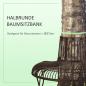 Preview: Baumbank aus Metall halbrund Gartenbank Parkbank Sitzbank Rustikal Braun