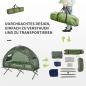 Preview: campingzelt-set-mit-feldbett-schlafsack-und-matratze-dunkelgruen-193x86x160cm