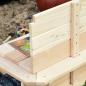 Preview: sandkasten-sandkiste-aus-holz-fuer-garten-sandkasten-mit-dach-felix-kindersandkasten-mit-dach-abnehmbar-ruecklehnen-verstellbar-tannenholz-3-7-jahren-natur-106x106x121cm