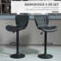 Preview: 2er-set-barhocker-retrodesign-schwarz-47x56x89-109cm