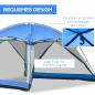 Preview: camping-zelt-8-personen-familienzelt-2-fenster-glasfaser-blau-360x360x200cm