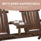 Preview: gartenbank-mit-tisch-gartenmoebel-sitzbank-2-stuehle-massivholz-braun-157x88x103cm