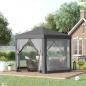 Preview: pavillon-gartenpavillon-mit-moskitonetz-partyzelt-gartenzelt-festzelt-zelt-6-eckig-polyester-metall-grau-394x341-2x250cm