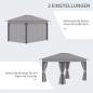 Preview: pavillon-gartenpavillon-4x3m-gartenzelt-festzelt-partyzelt-mit-4x-seitenteile-aluminium-polyester-grau