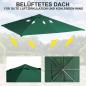 Preview: ersatzdach-fuer-gartenpavillon-8-wasserabflussloecher-einfache-montage-polyester-gruen-2-98x2-95m