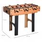 Preview: 4-in-1-multi-spieltisch-tischkicker-tischfussball-kicker-hockey-billard-tischtennis-mdf-87x43x73cm