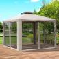 Preview: gartenpavillon-pavillon-gartenzelt-festzelt-partyzelt-mit-4x-seitenwand-wetterfest-metall-polyester-grau-2-94x2-94x2-65m