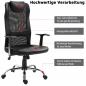 Preview: buerostuhl-hoehenverstellbar-schreibtischstuhl-ergonomisch-schwarz-66x73x108-118cm