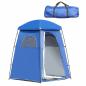 Preview: campingzelt-duschzelt-mit-tasche-duschkabine-umkleidekabine-polyester-blau-167x167x218cm