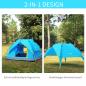 Preview: campingzelt-sekundenzelt-pop-up-zelt-automatisch-3-4-personen-blau-gelb-230x200x135cm