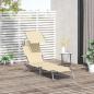 Preview: sonnenliege-gartenliege-wellnessliege-strandliege-klappbar-mit-sonnenschutz-beige-187x58x36cm