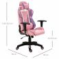 Preview: gaming-stuhl-buerostuhl-drehstuhl-verstellbares-massagekissen-hoehenverstellbar-rosa-violett-69x56x125-5cm