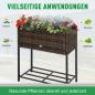 Preview: poly-rattan-hochbeet-blumenkasten-mit-fuessen-blumentopf-mit-ablage-braun-70x30x70cm