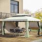 Preview: gartenpavillon-pavillon-gartenzelt-festzelt-partyzelt-mit-4x-seitenwand-wetterfest-aluminium-polyester-cremeweiss-3-9x2-9x2-7m