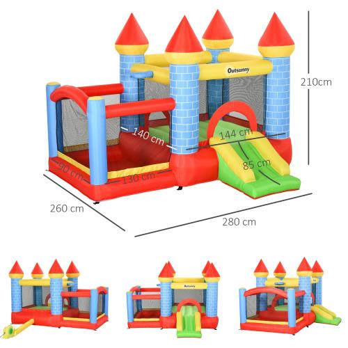 aufblasbare-huepfburg-mit-rutsche-pool-fuer-3-kinder-burg-mit-geblaese-fuer-3-8-jahre-rot-blau-gruen-280x260x210cm