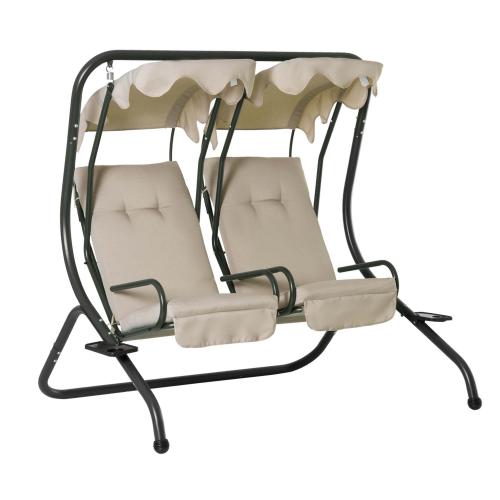 2-sitzer-hollywoodschaukel-gartenschaukel-mit-sonnendach-garten-stahl-beige-170x136x170cm