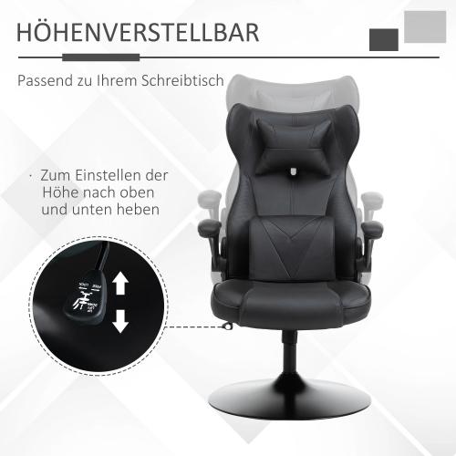 gaming-stuhl-wippfunktion-lendenkissen-hoehenverstellbar-kunstleder-schwarz-67x71x112cm