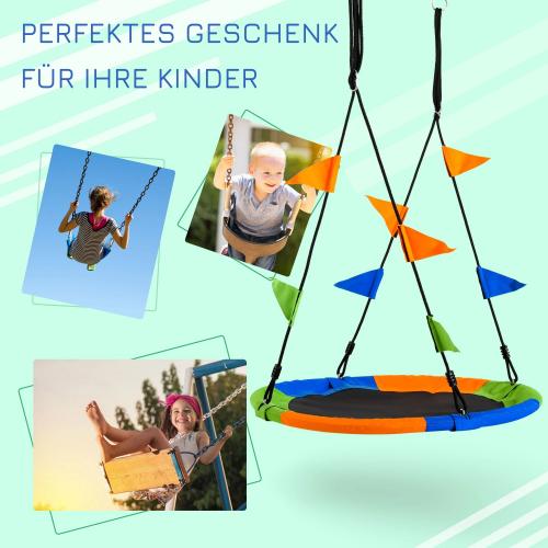 nestschaukel-o100-cm-tellerschaukel-kinderschaukel-gartenschaukel-bis-80-kg-outdoor-belastbar-fuer-3-jahre-metall-polyester-blau-gruen-orange