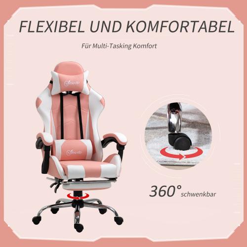 gaming-stuhl-computerstuhl-mit-kopfstuetze-buerostuhl-hoehenverstellbar-360-drehbar-kunstleder-rosa-64x67x119-127cmgaming-stuhl-computerstuhl-mit-kopfstuetze-buerostuhl-hoehenverstellbar-360-drehbar-kunstleder-rosa-64x67x119-127cm