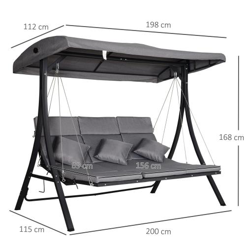 hollywoodschaukel-3-sitzer-schaukelbank-mit-verstellbarem-sonnendach-gartenschaukel-mit-kissen-bis-270-kg-belastbar-metall-texteline-grau-200x115x168cm