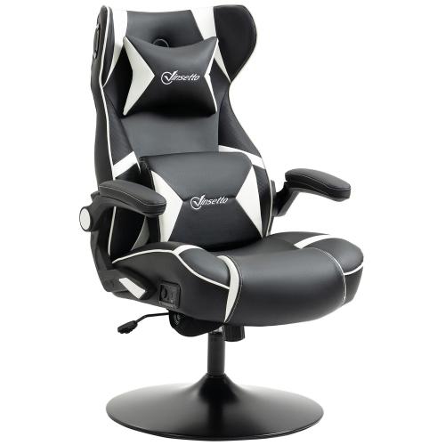 gamingsessel-gaming-stuhl-integrierte-lautsprecher-neigbare-ruecklehne-schwarz-weiss-69x73x118cm