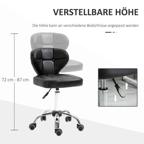 arbeitshocker-set-buerohocker-rollhocker-kunstleder-mit-lehne-hoehenverstellbar-dunkelgrau-45x47x72-87cm