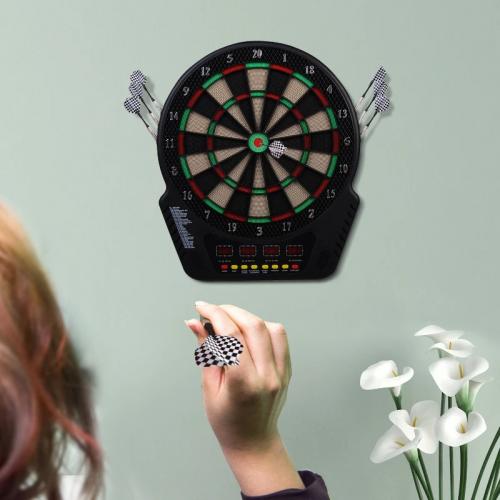 elektronische-dartscheibe-dartboard-dart-set-mit-led-anzeige-mit-automatischer-wertung-soundeffekte-6-darts-24-dartkoepfe-27-spiele-und-243-trefferoptionen-fuer-16-spieler-44x51-5x3-2cm