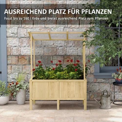 hochbeet-mit-dach-drainageloecher-vliesauskleidung-wetterfest-tannenholz-110x60x152cm