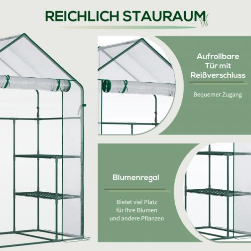 foliengewaechshaus-begehbares-gartenhaeuschen-tomatengewaechshaus-treibhaus-fruehbeet-mit-6-regalen-transparent-stahl-pvc-kunststoff-142x73x195cm