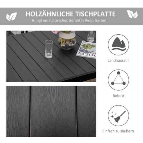 gartentisch-fuer-6-personen-esstisch-aluminiumtisch-gartenmoebel-loungemoebel-pflegeleicht-kunststoff-schwarz-140x90x74cm