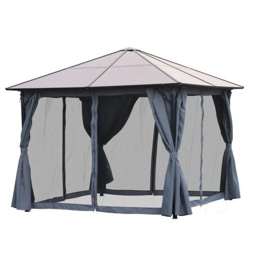 pavillon-mit-polycarbonatdach-vorhaenge-mit-fliegennetz-alugestell-dunkelgrau-3x3m