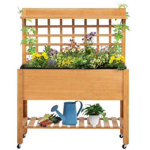 hochbeet-pflanztisch-blumentisch-arbeitstisch-gaertnertisch-gewaechshaus-holzpflanztisch-fuer-garten-balkon-tanne-nicht-gewebter-stoff-braun-105x40x135cm