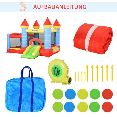 aufblasbare-huepfburg-mit-rutsche-pool-fuer-3-kinder-burg-mit-geblaese-fuer-3-8-jahre-rot-blau-gruen-280x260x210cm