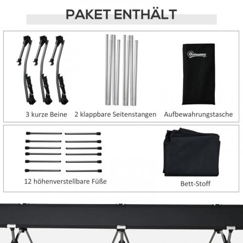 campingbett-klappbar-aluminium-feldbett-klappbett-mit-tragetasche-hoehenverstellbar-bis-150kg-belastbar-oxford-schwarz-190x65x38cm