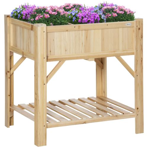 hochbeet-holz-mit-6-getrennten-anbauflaechen-pflanztisch-blumenkasten-vliesstoff-natur-78-5x58x81cm