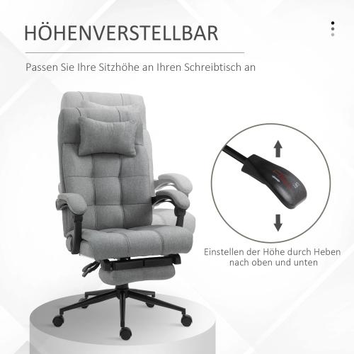 buerostuhl-mit-kopfkissen-schreibtischstuhl-hoehenverstellbar-schaumstoff-hellgrau-66x70x116-124cm