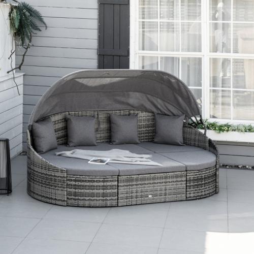 rattan-sonneninsel-4-teilige-liegeinsel-mit-sonnendach-sitzgruppe-4-kissen-metall-grau-230x145x80cm